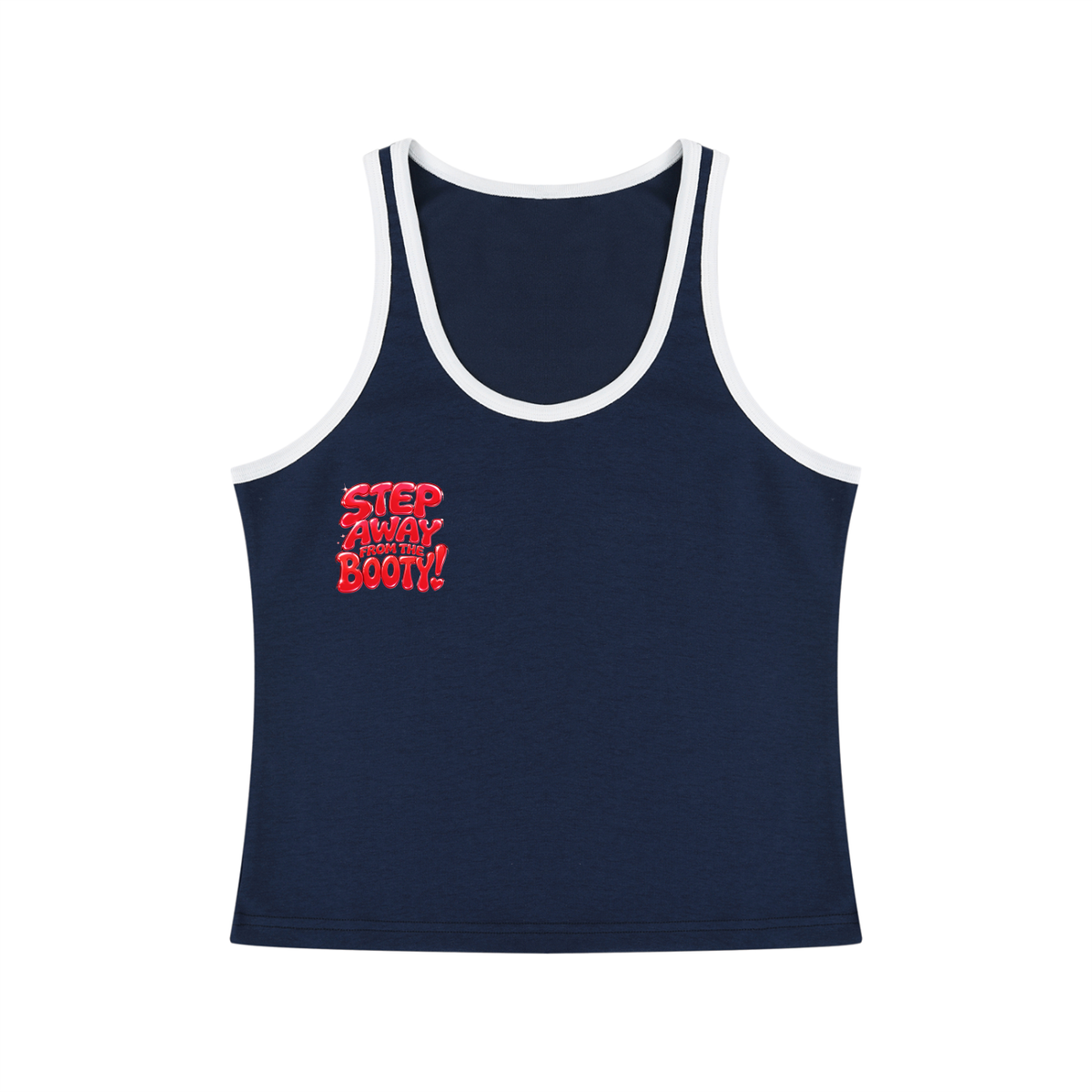Women's Color Block Cropped Tank Top