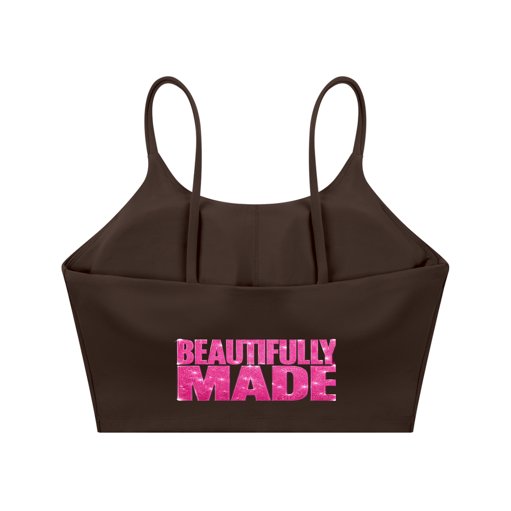 Spaghetti Strap Yoga Sports Bra