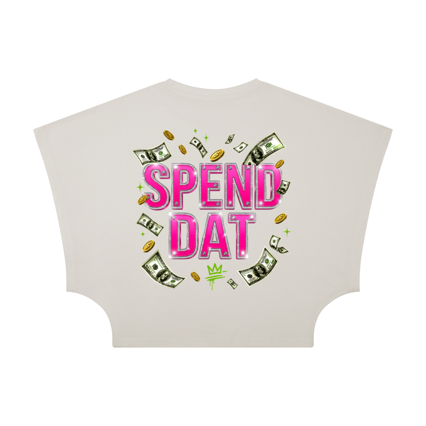 Women's Cropped Dolman T-Shirt