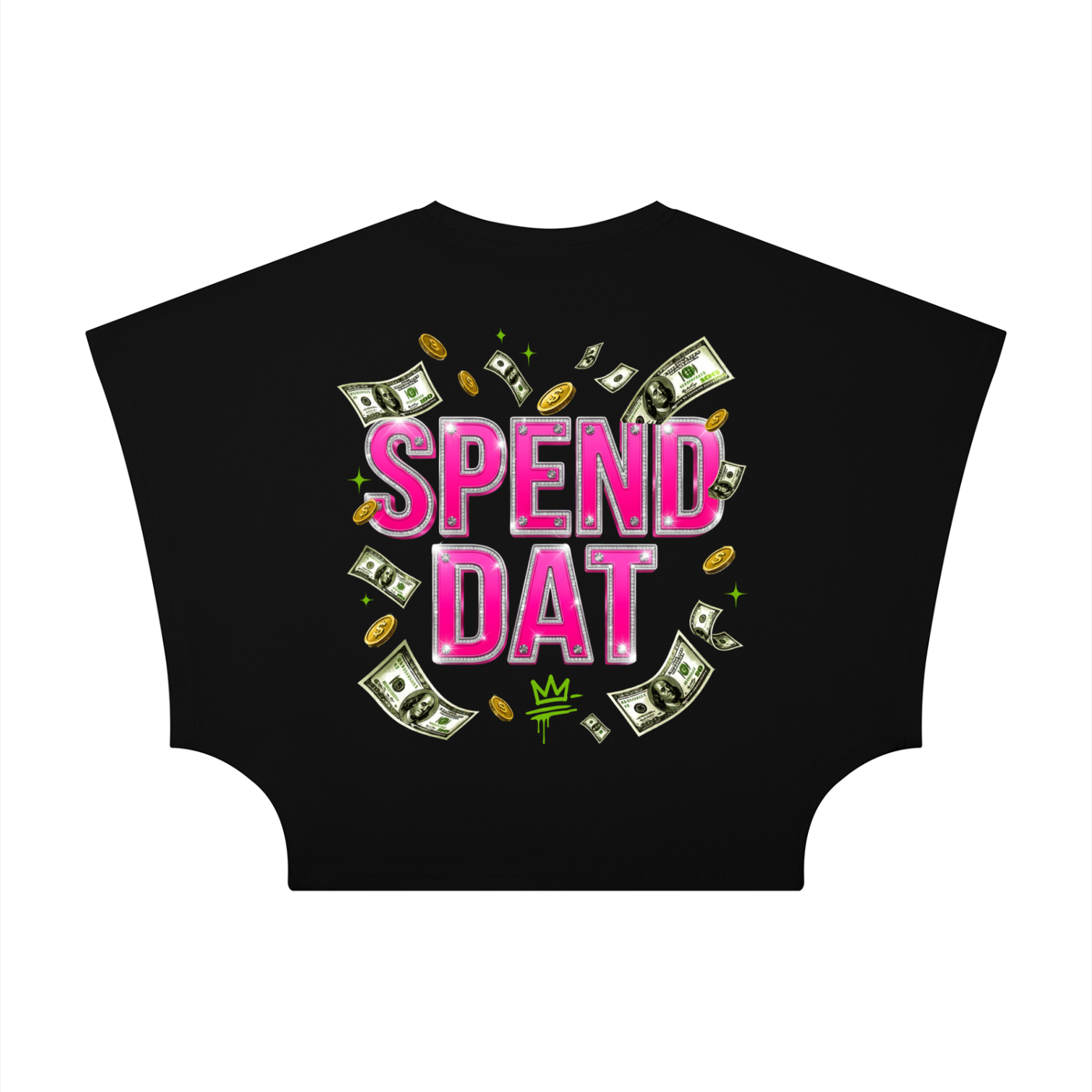 Women's Cropped Dolman T-Shirt