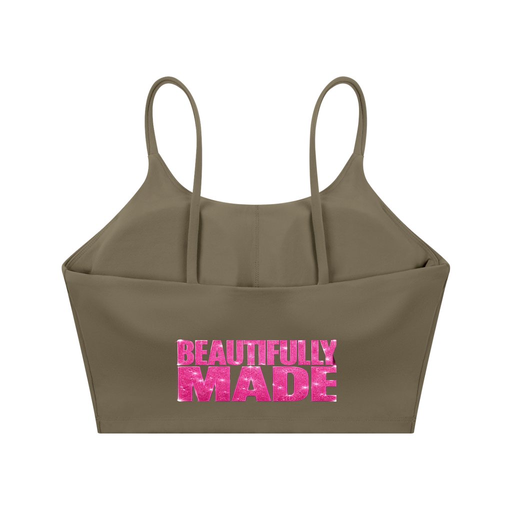 Spaghetti Strap Yoga Sports Bra