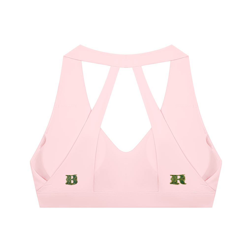 Women's Halter Cropped Sports Bra