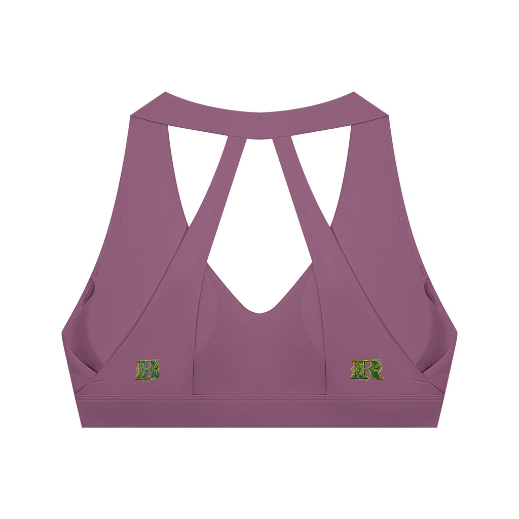Women's Halter Cropped Sports Bra