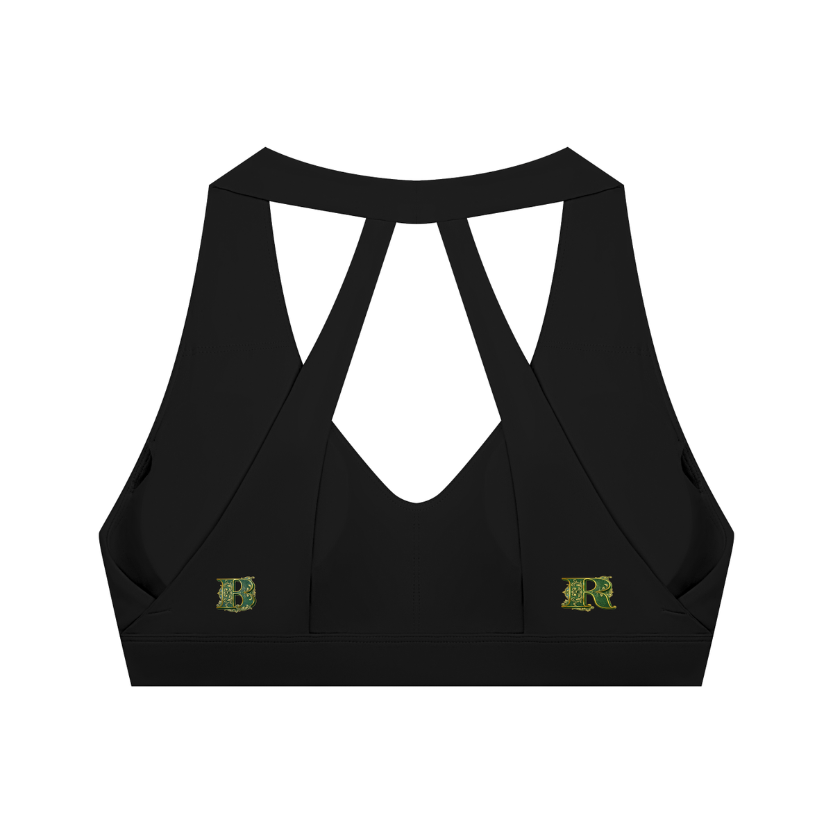 Women's Halter Cropped Sports Bra