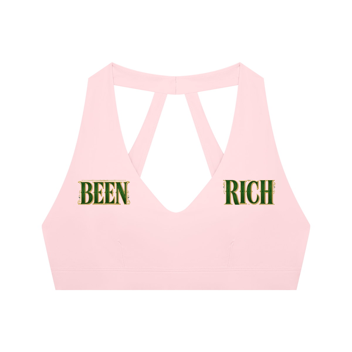Women's Halter Cropped Sports Bra