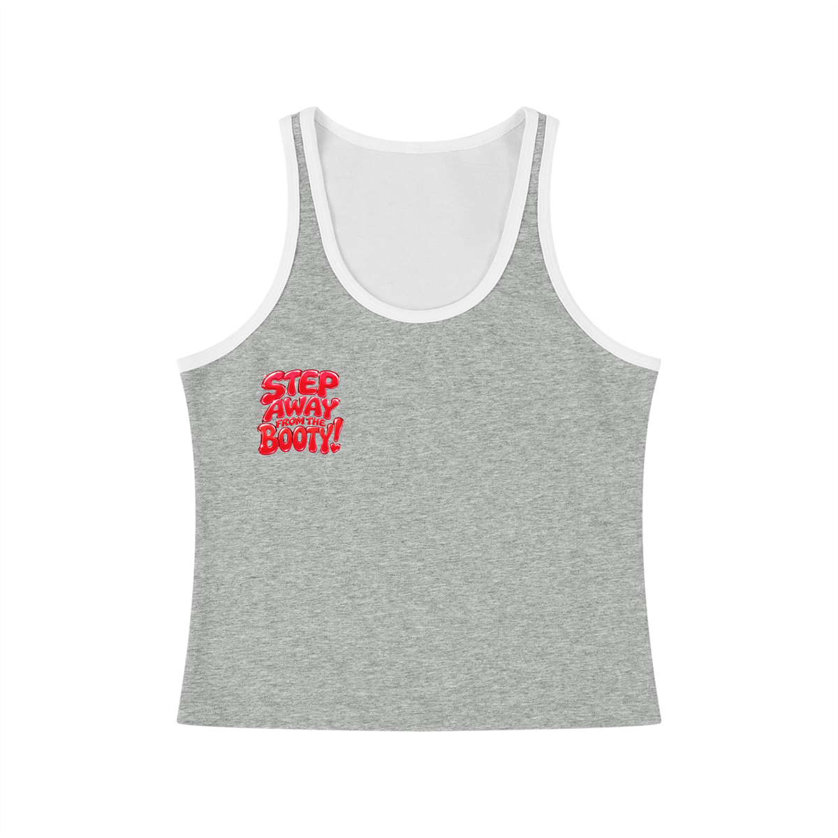 Women's Color Block Cropped Tank Top