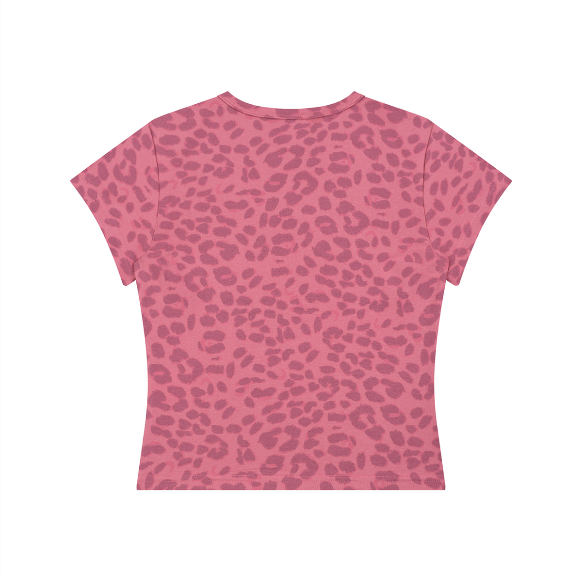 Women’s Leopard Print Crop T-Shirt dolly p. design