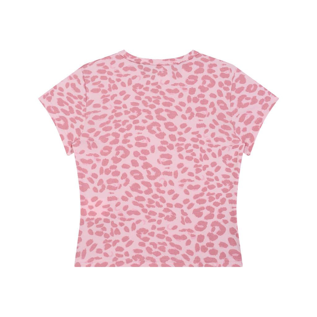 Women’s Leopard Print Crop T-Shirt dolly p. design