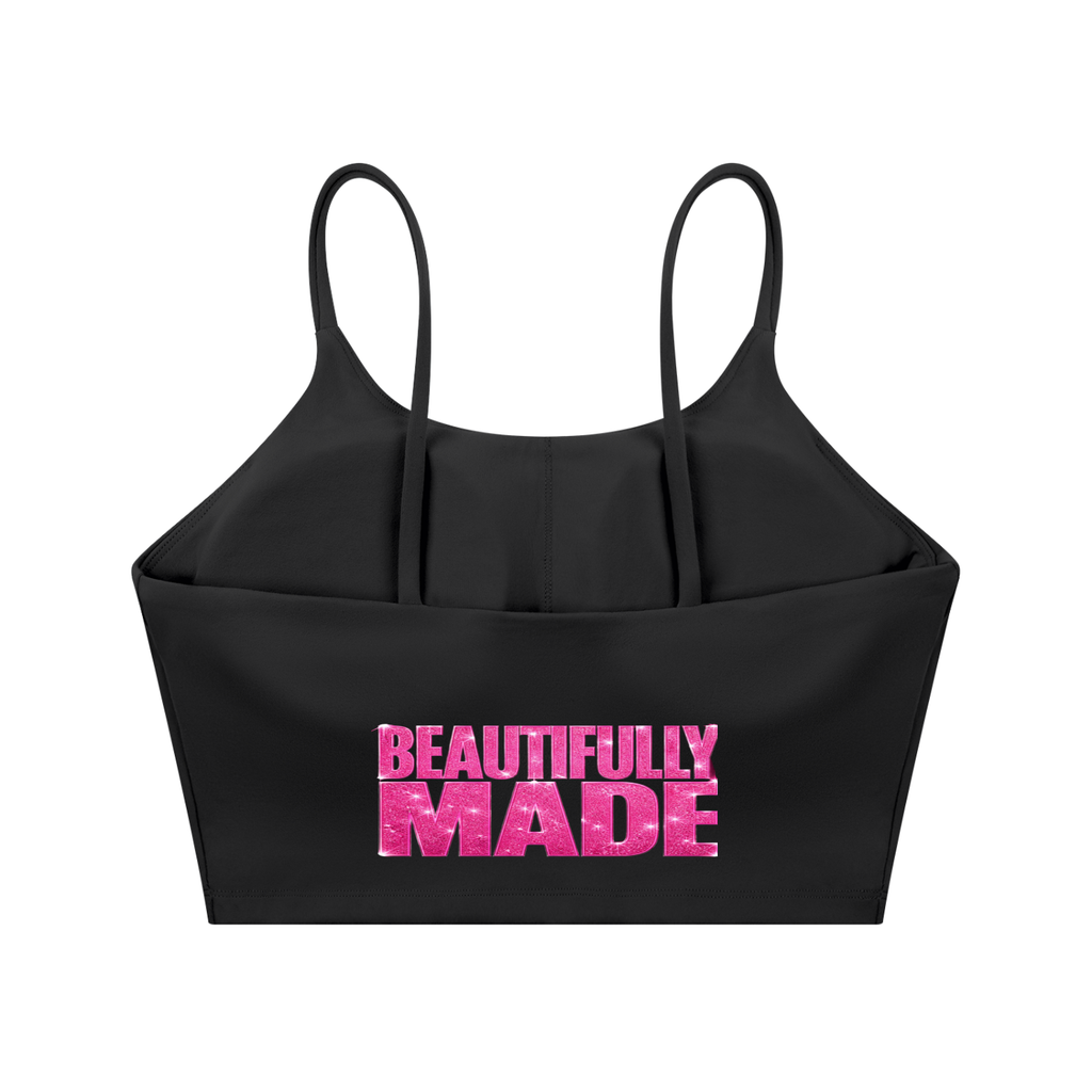 Spaghetti Strap Yoga Sports Bra