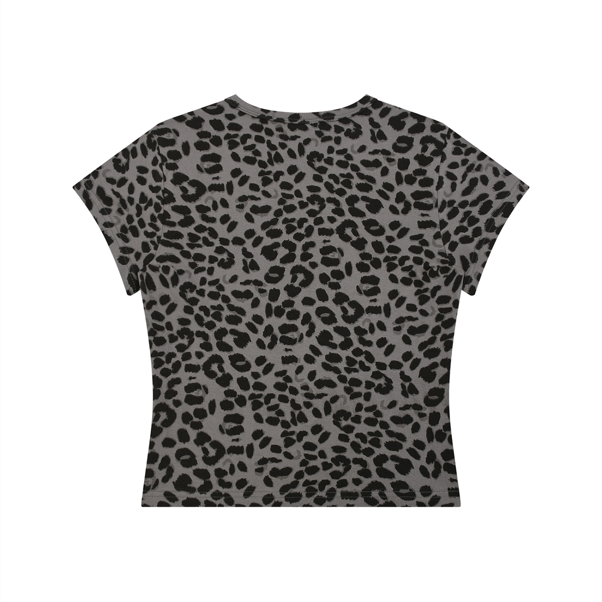 Women’s Leopard Print Crop T-Shirt dolly p. design