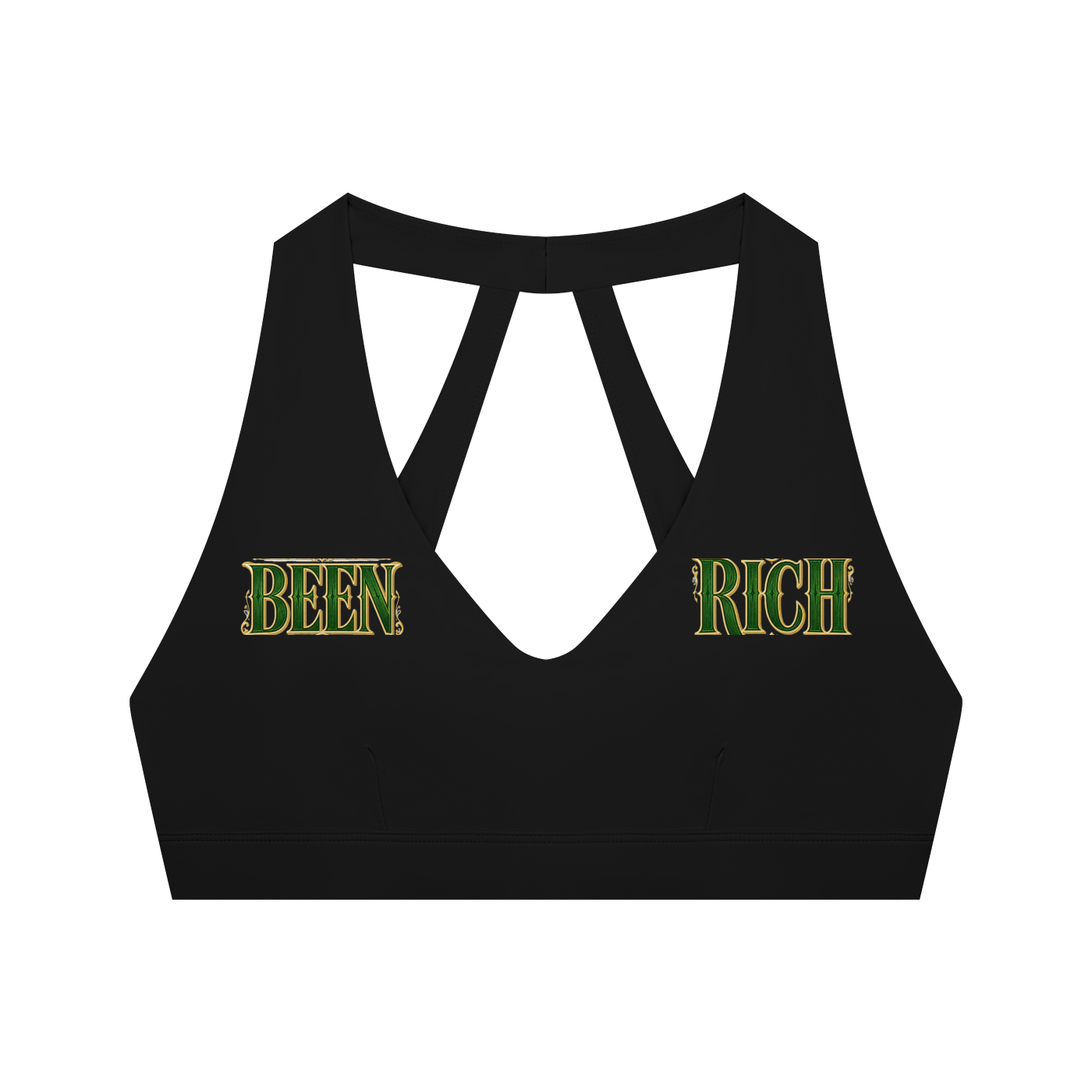 Women's Halter Cropped Sports Bra